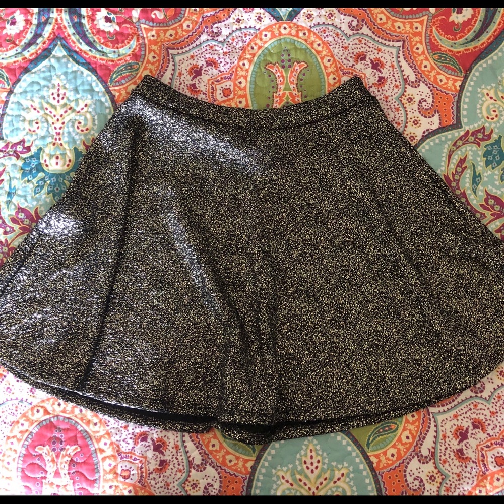 Silver specks skirt